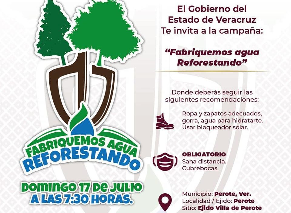 Sedema realizará campaña «Fabriquemos Agua Reforestando»