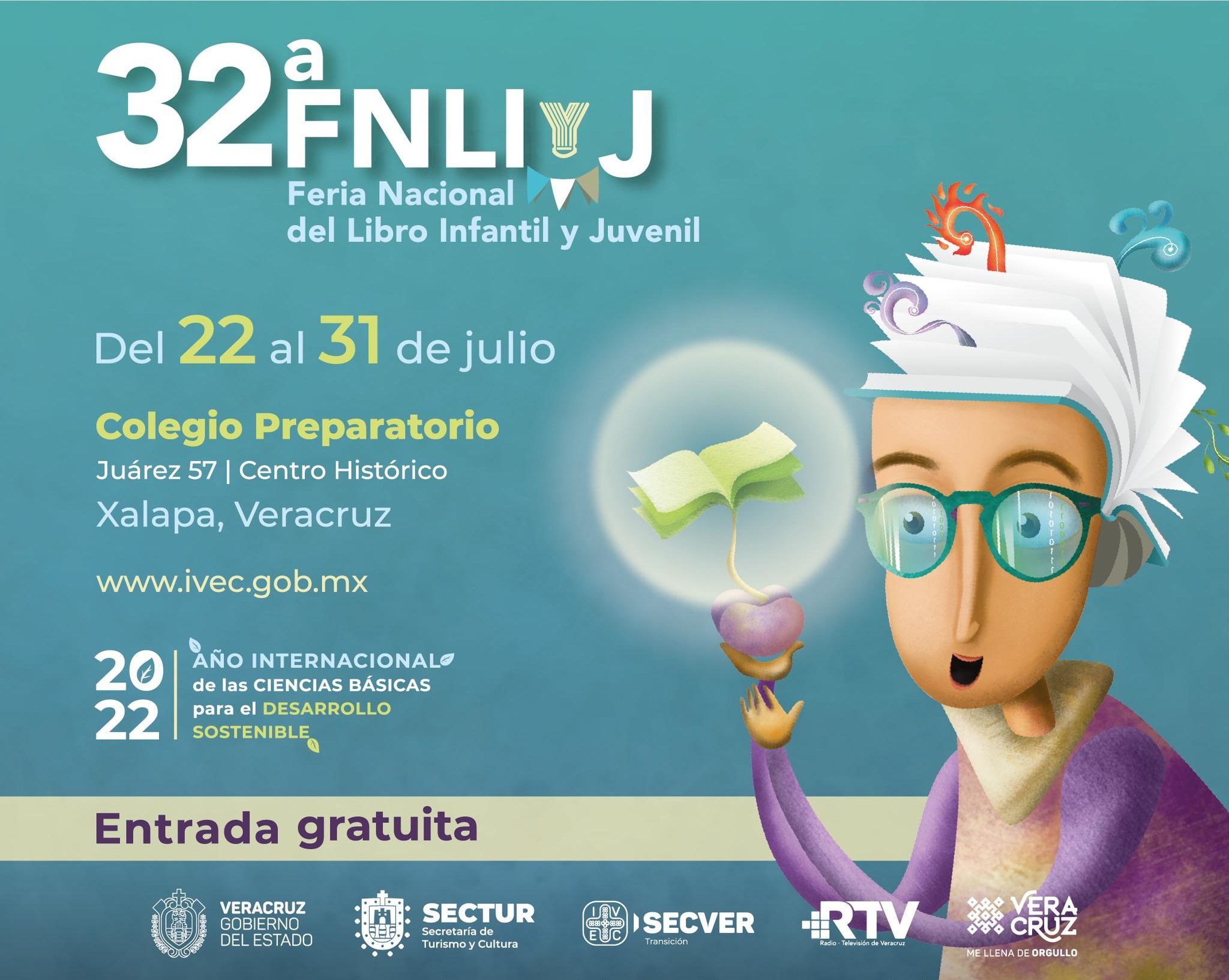 Gabriela Frías imparte conferencia en Feria Nacional del Libro Infantil y Juvenil Xalapa  2022 