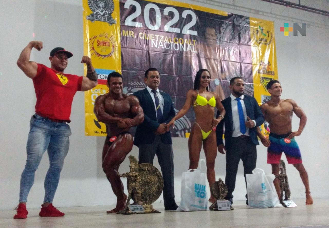 Fisiculturista de Álamo ganó el Míster Quetzalcóatl