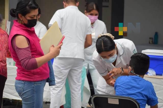 En once municipios del estado continuará vacunación a menores de 5 a 11 años