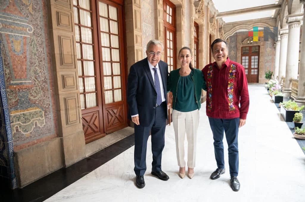Cuitláhuac García agradece a Claudia Sheinbaum sinergia entre CDMX y Veracruz