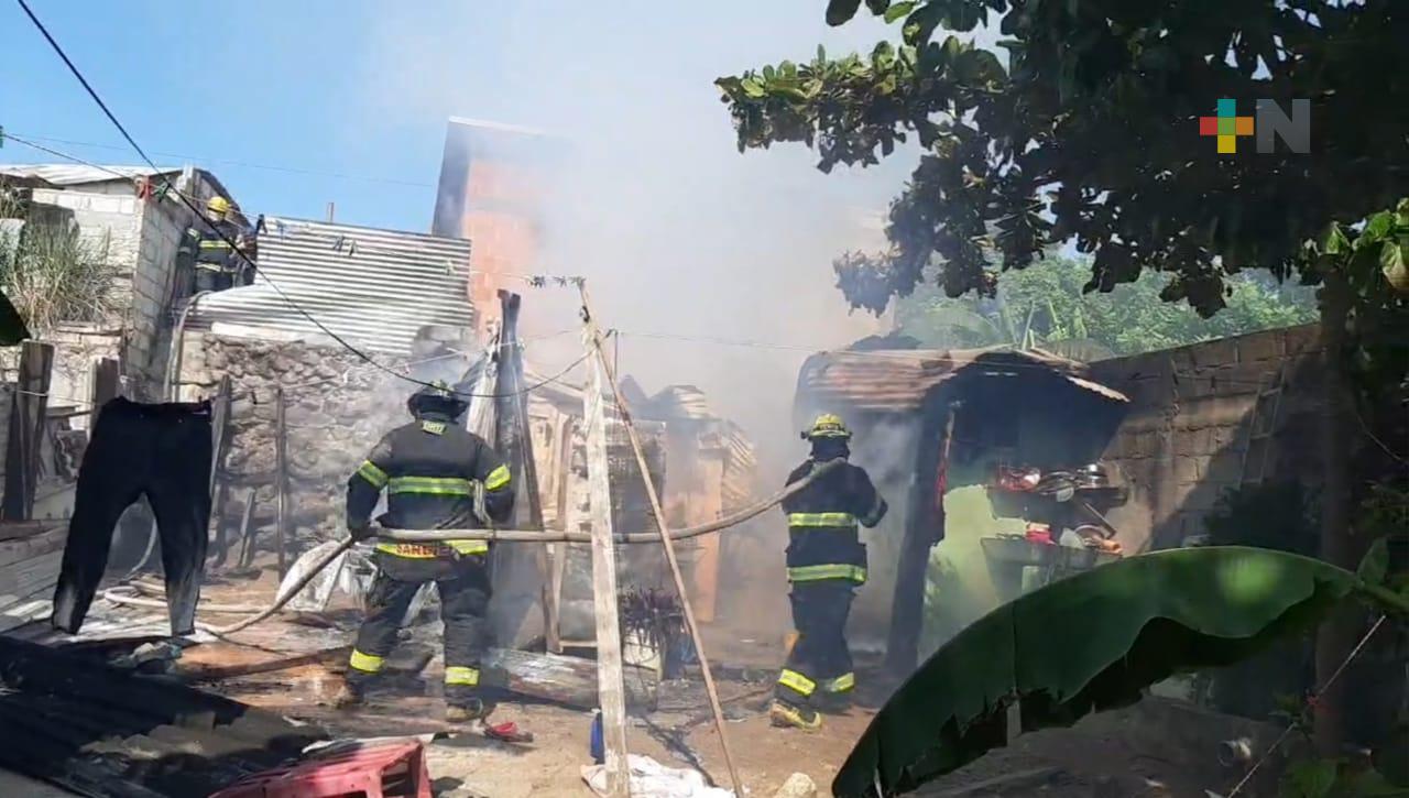 Se incendia casa en colonia Las Caballerizas; no hubo personas lesionadas