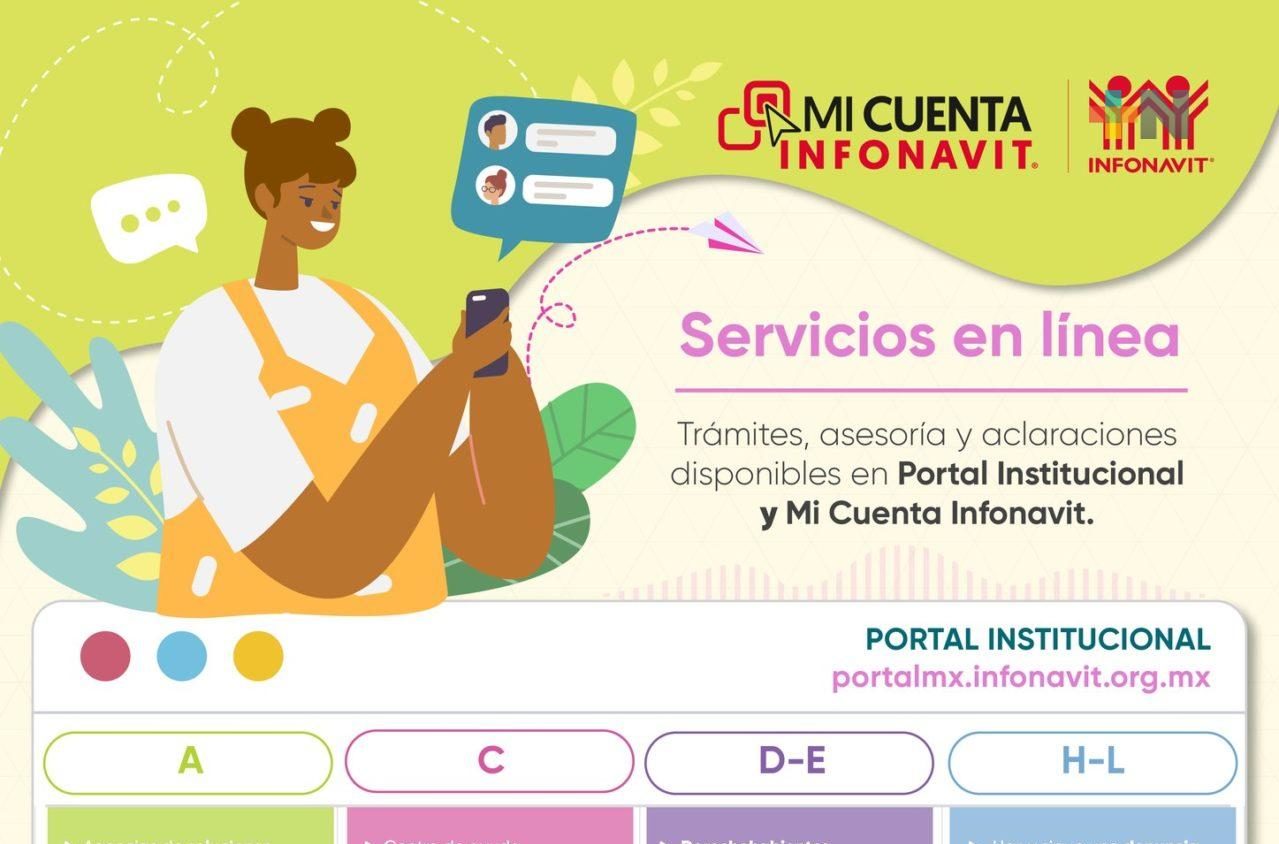 Infonavit da a conocer servicios que se pueden realizar en línea