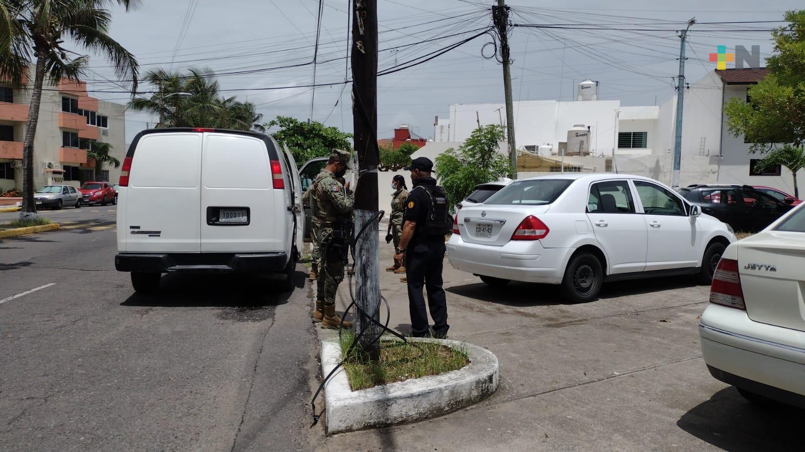 Realizan operativo por amenaza de bomba en fraccionamiento El  Hípico de Boca del Río