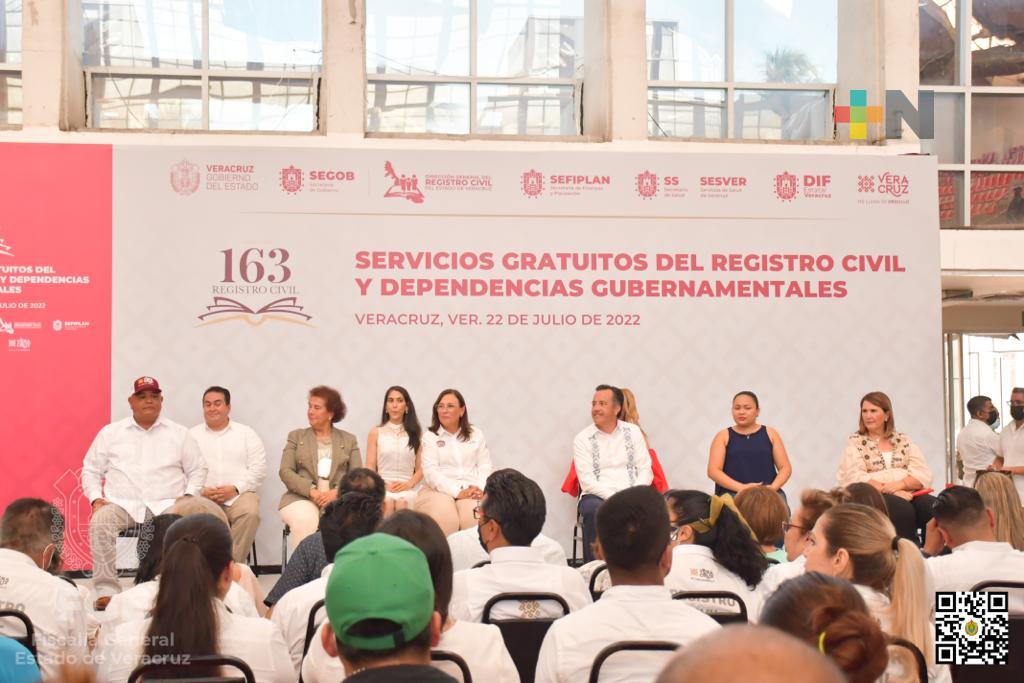 Acude Fiscal General del Estado a inauguración de Brigadas Itinerantes del Registro Civil
