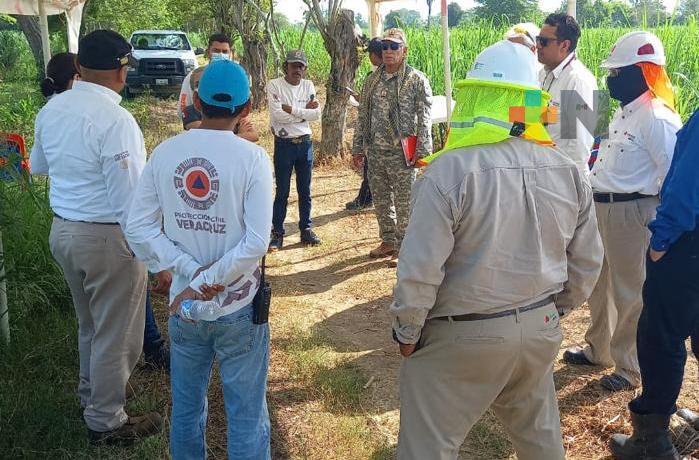 Reportan controlado el incendio en ducto de Chacaltianguis