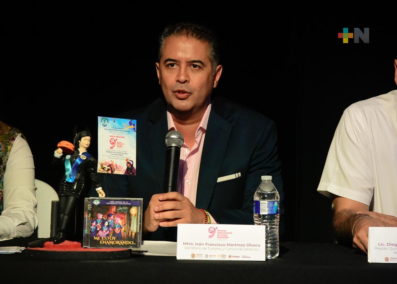 Por noveno año, Xalapa es sede del Festival Internacional de Tunas: Sectur