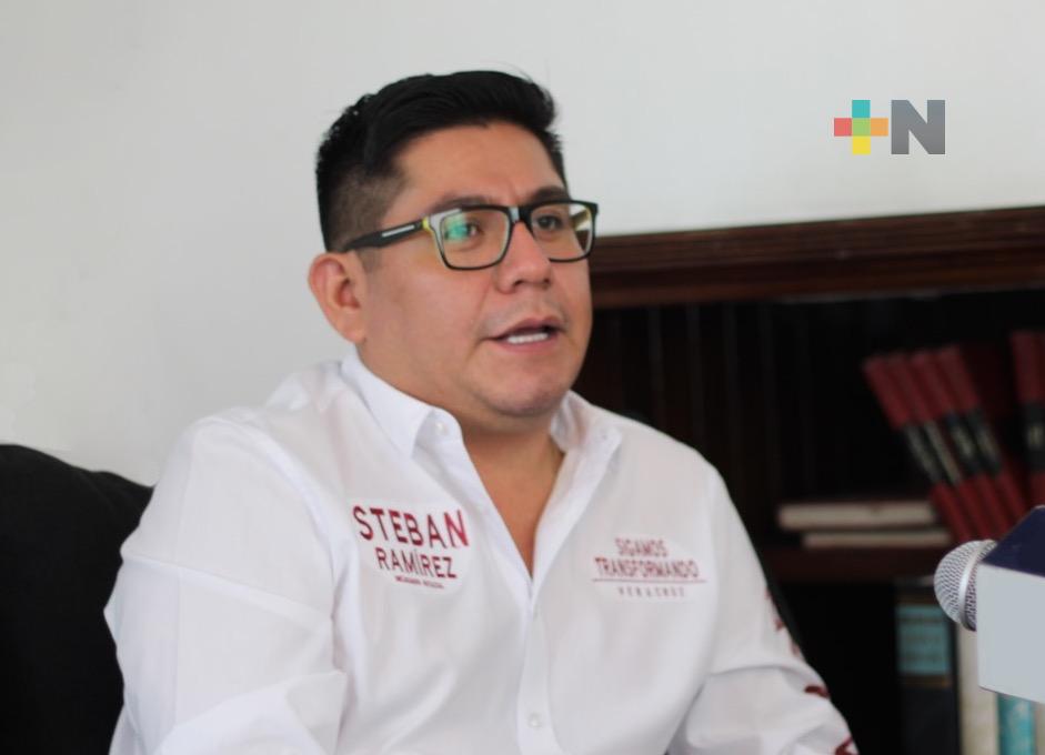 Morena buscará seguir contando con la confianza de los veracruzanos: Esteban Ramírez