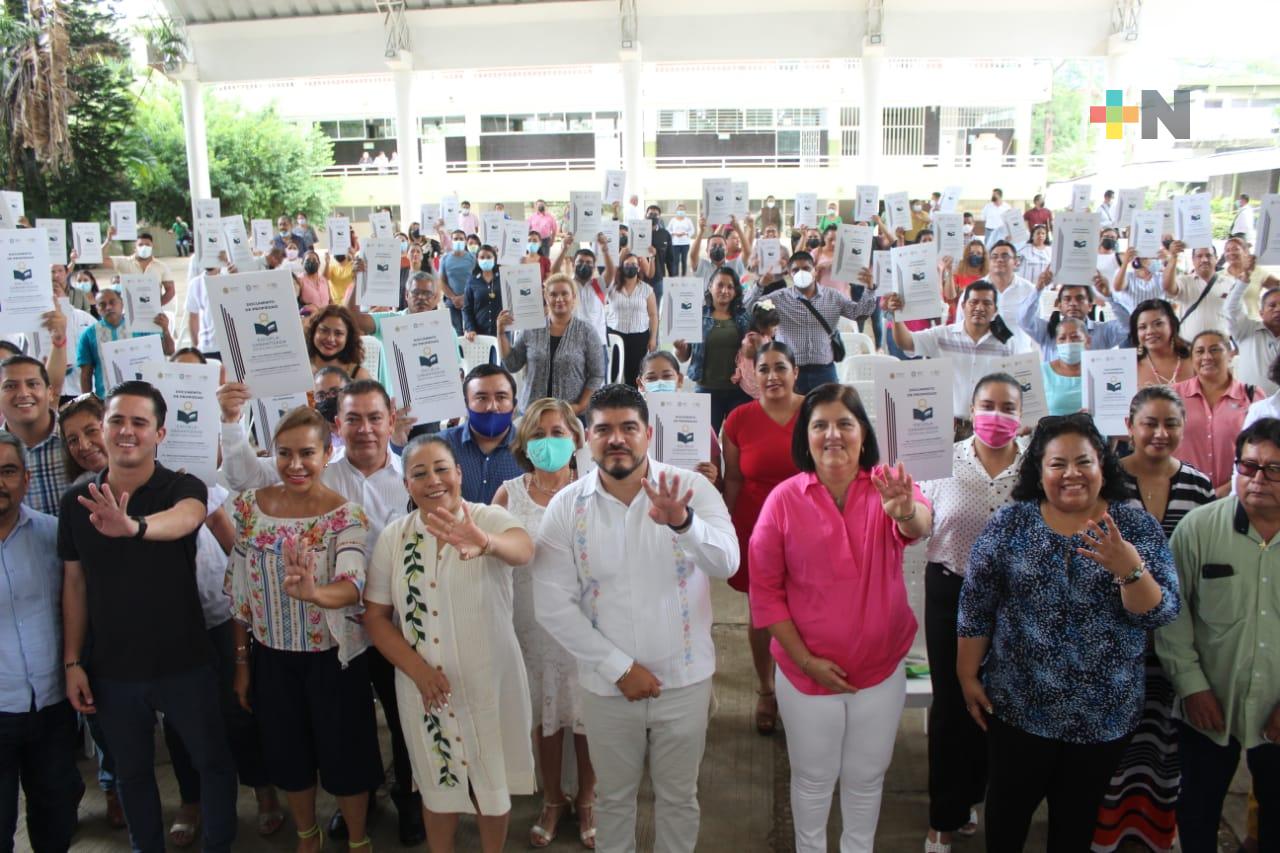 Veracruz tendrá inversión federal de 216 mdp para infraestructura educativa: SEV