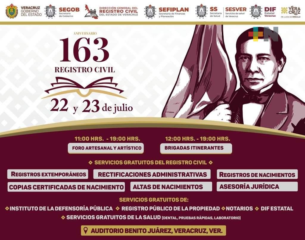 Con brigadas itinerantes Segob conmemorará 163 aniversario del Registro Civil