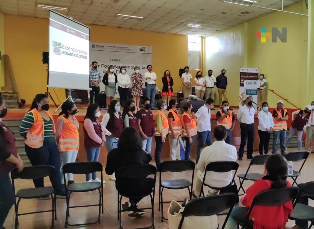 Realizan primer Foro Agroecológico: de la Flor, en el municipio de Fortín
