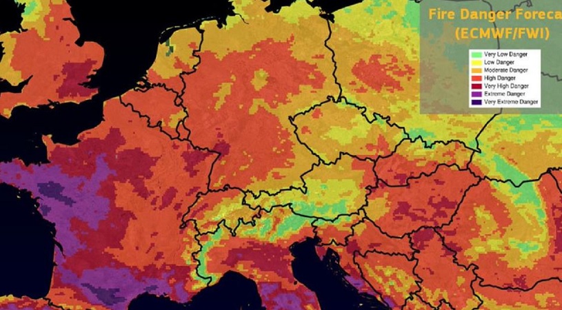 Reino Unido emite la primera alerta roja por una ola de calor excepcional