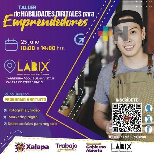 Realizan taller habilidades digitales para emprendedores