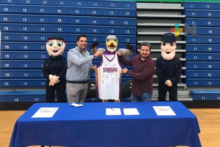 SSP y Halcones de Xalapa firman convenio de colaboración