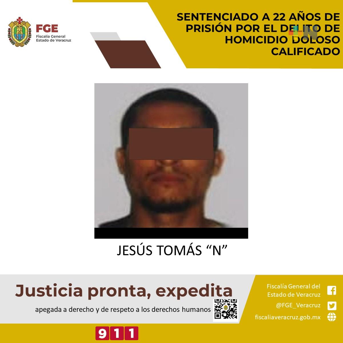 Sentenciado a 22 años por homicidio doloso calificado en Minatitlán.