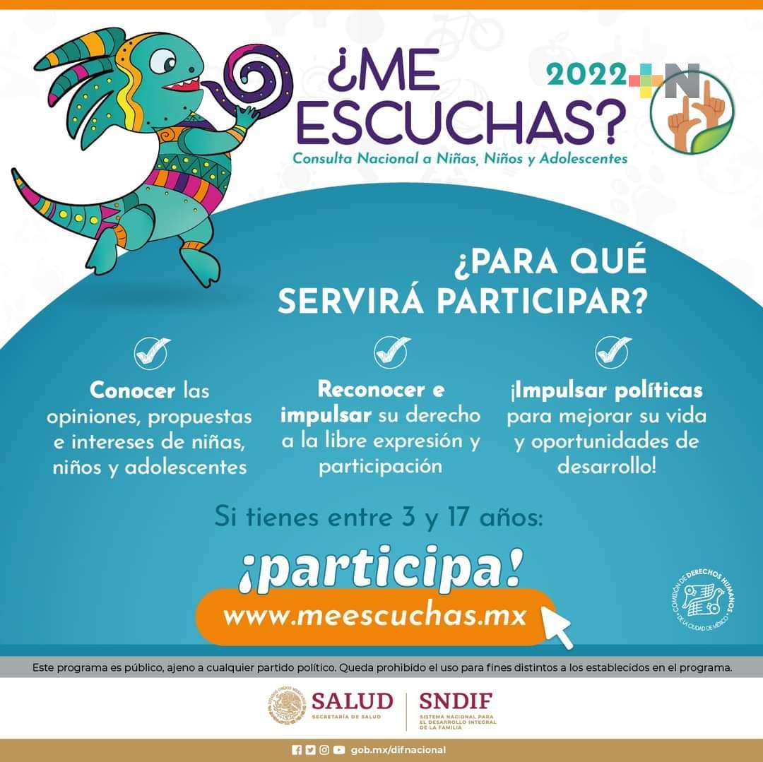 Presentan Consulta Nacional: ¿Me escuchas? 2022 ¡Nuestra opinión suma a la acción!