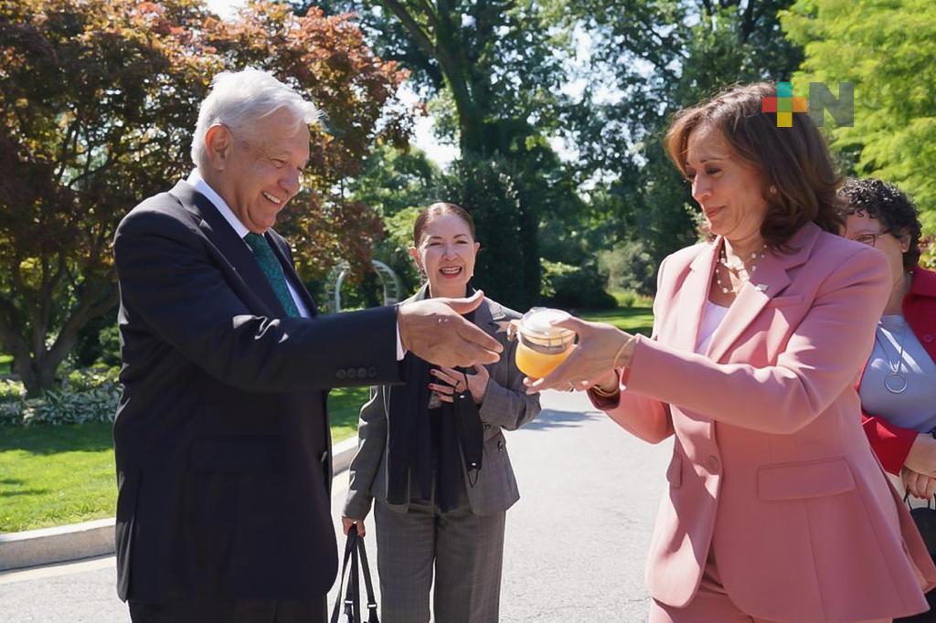 López Obrador reconoce labor de vicepresidenta estadounidense Kamala Harris