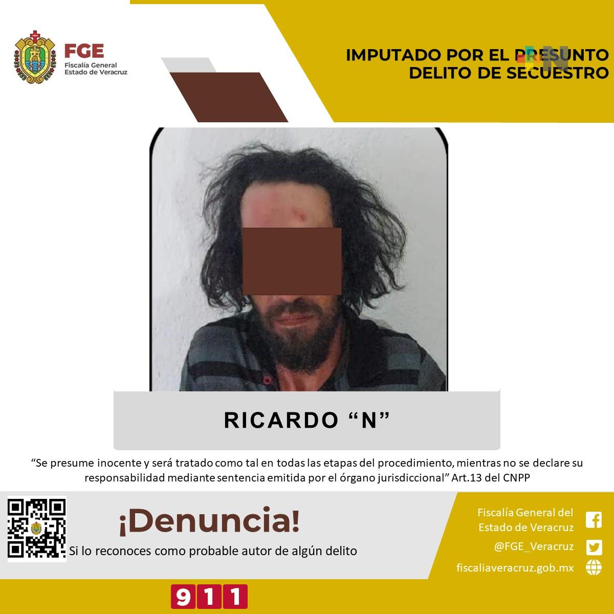 Imputado por el presunto delito de secuestro