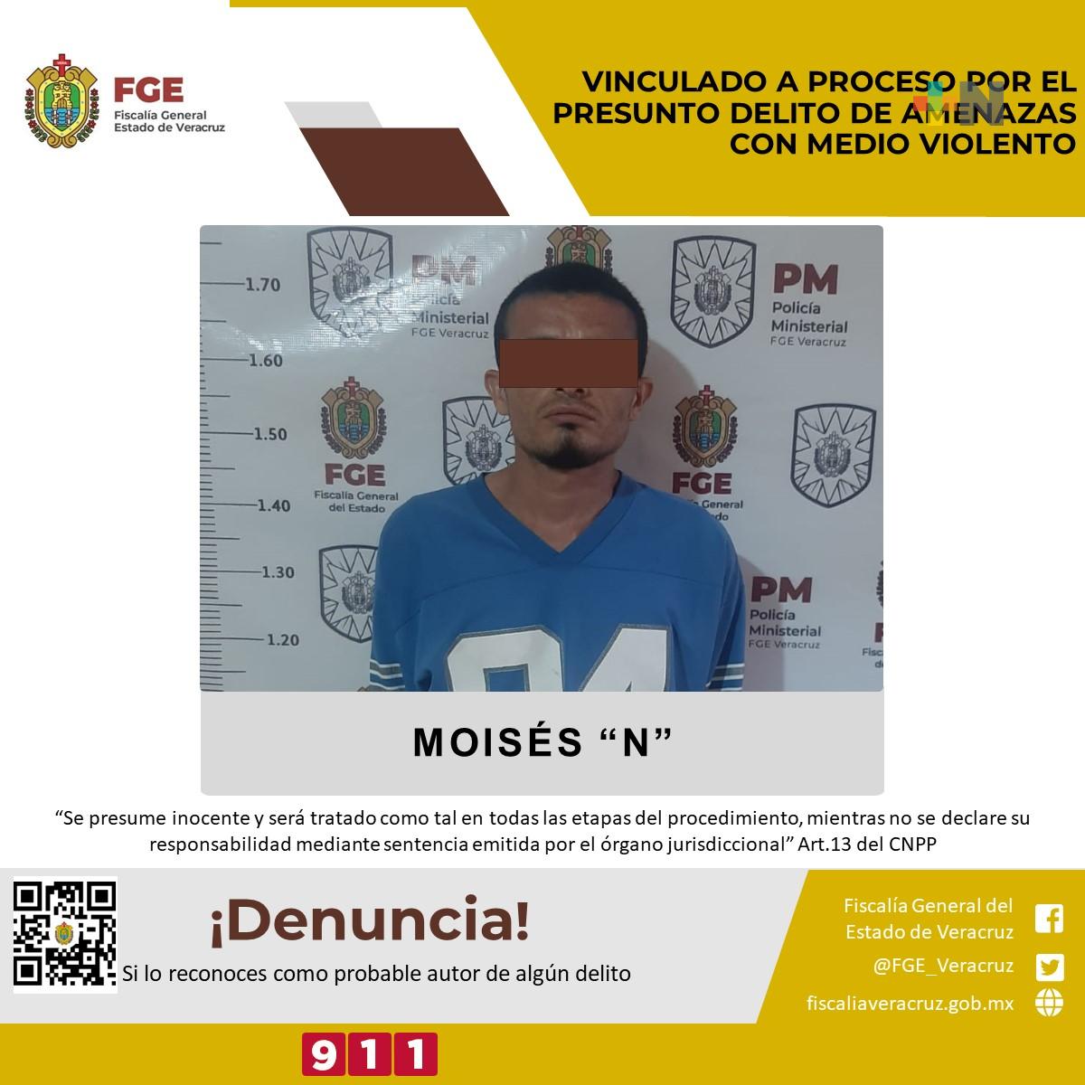 Vinculado a proceso por el presunto delito de amenazas