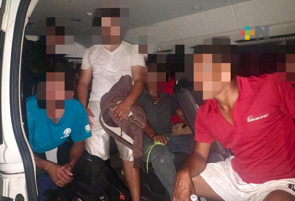 Resguarda SSP a migrantes centroamericanos