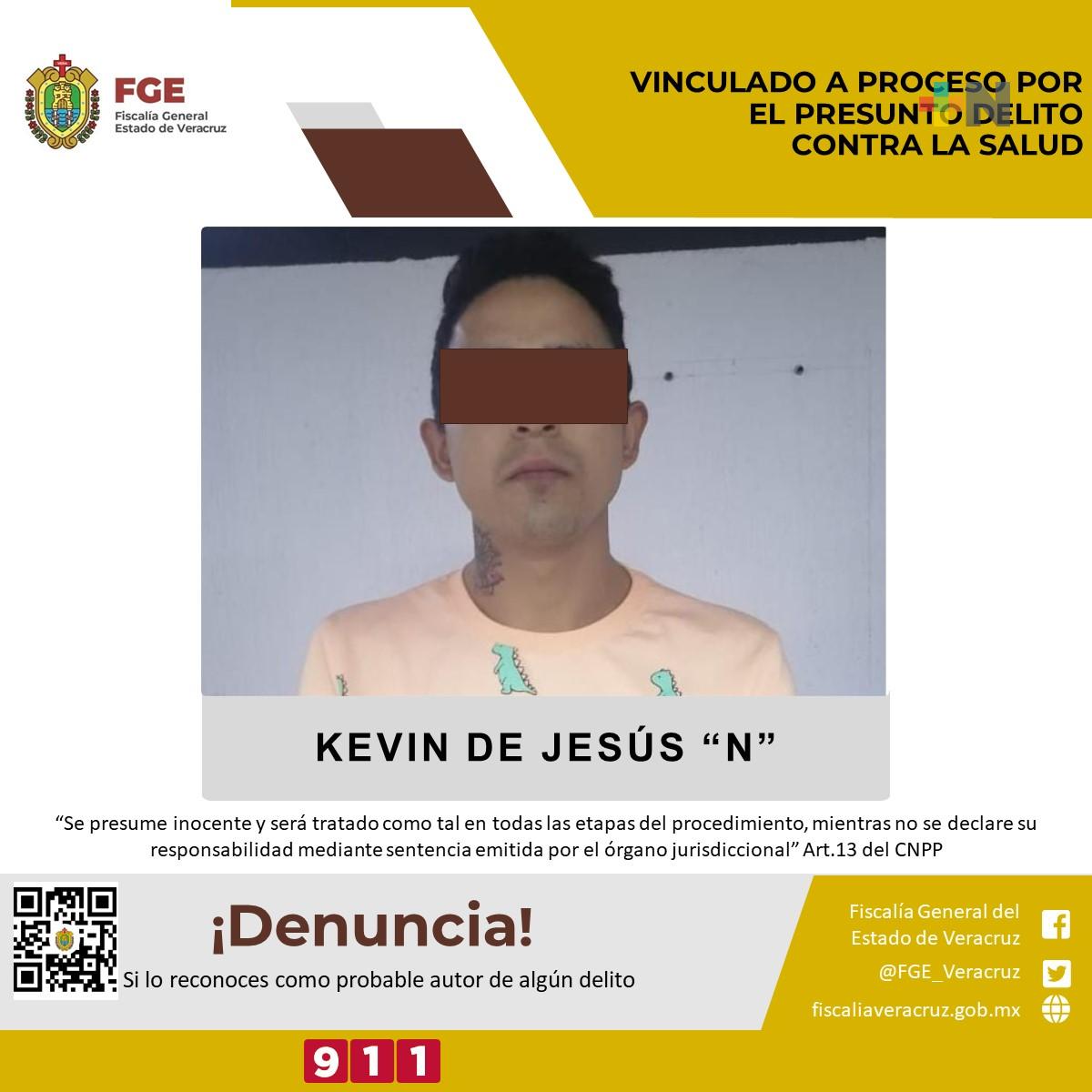 Vinculado a proceso por el presunto delito contra la salud