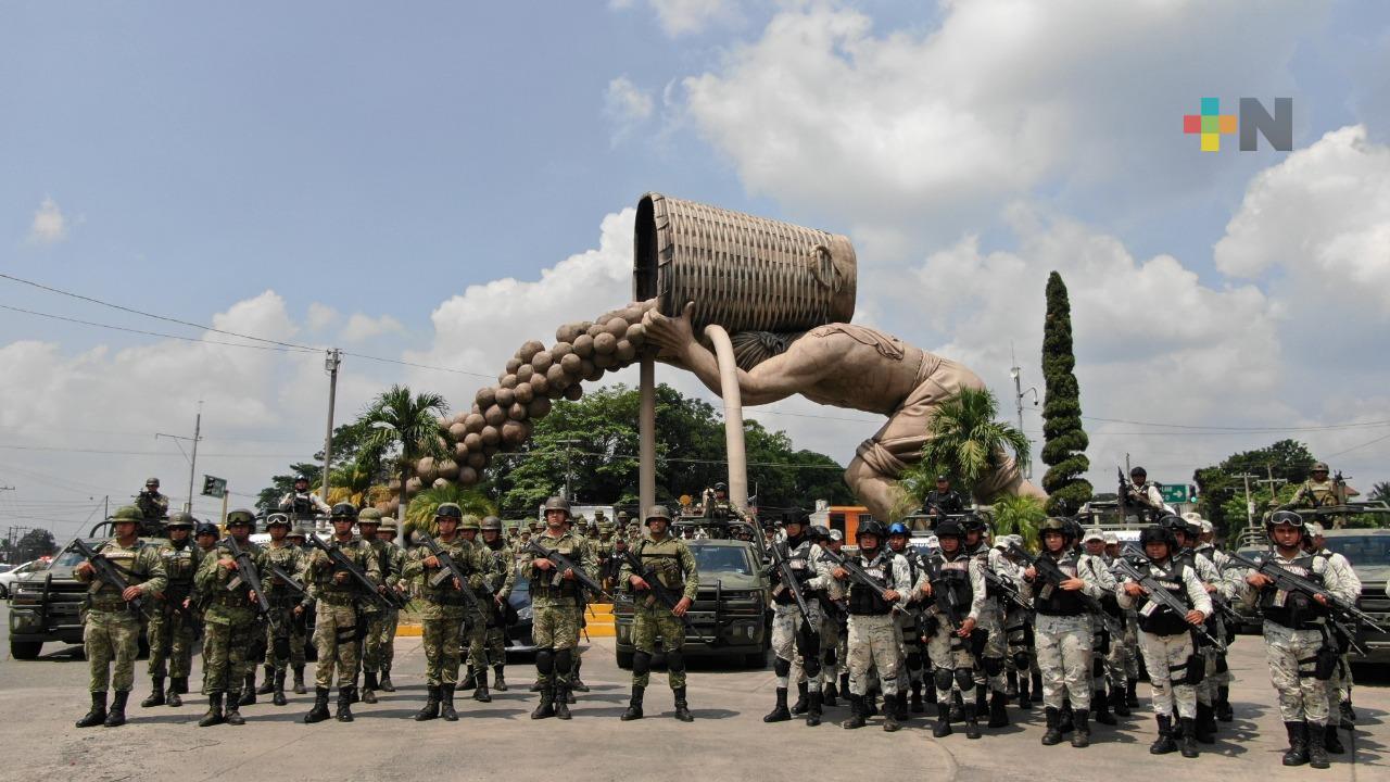 Arriban 300 elementos de la GN para reforzar seguridad en zona norte
