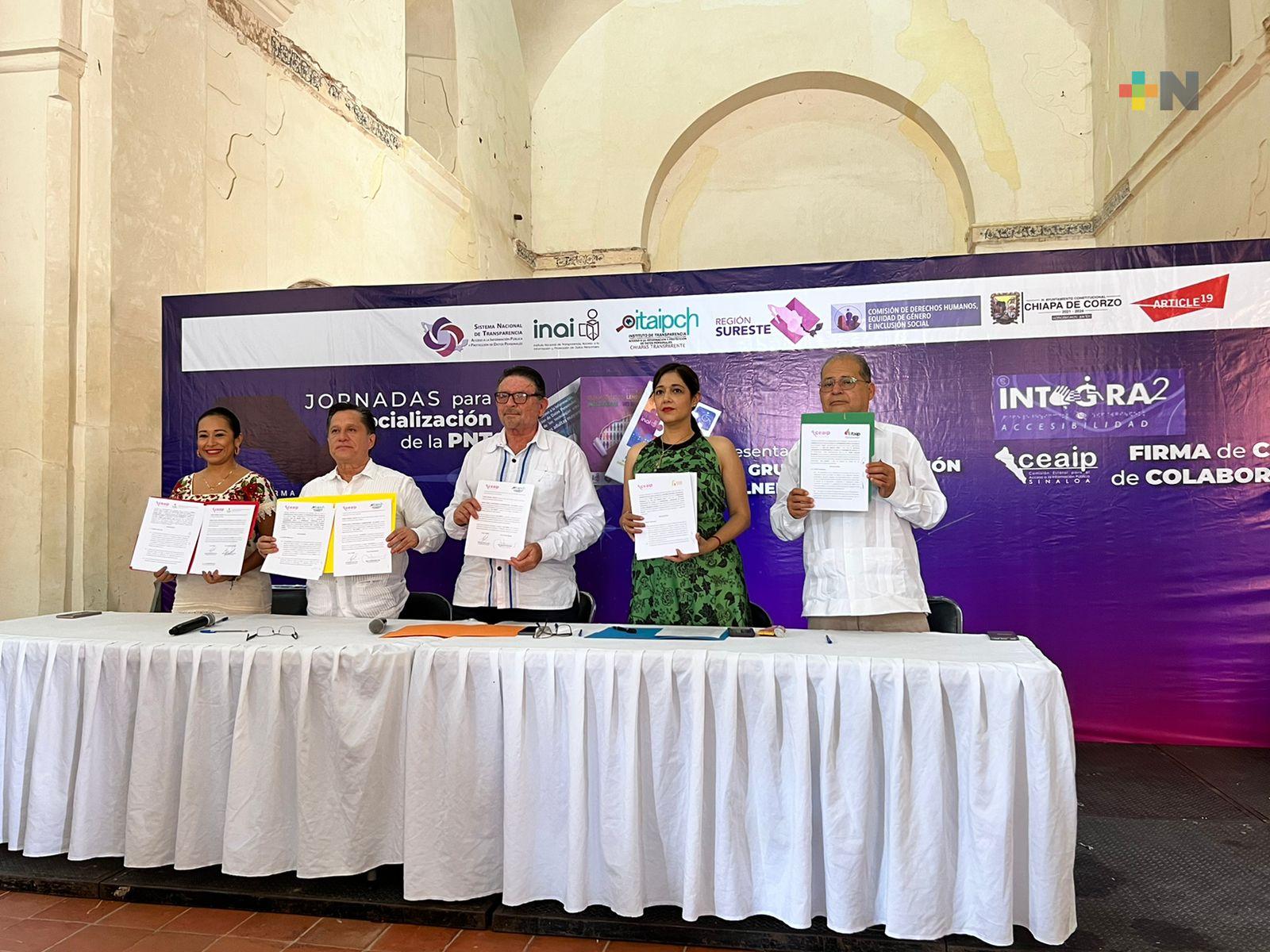 Institutos de Transparencia del Sureste usarán portales inclusivos