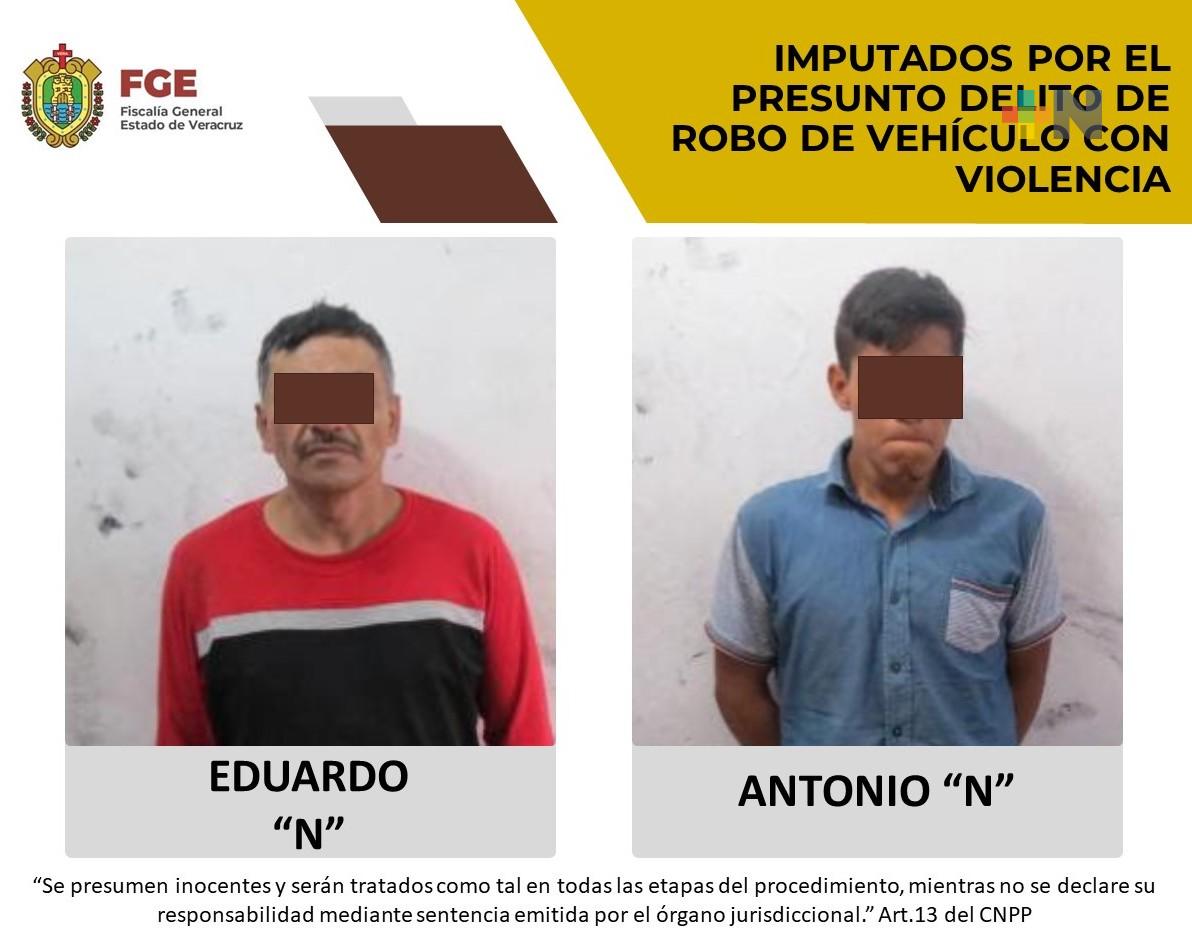 Eduardo «N» y Antonio «N» imputados por presunto robo de vehículo con violencia