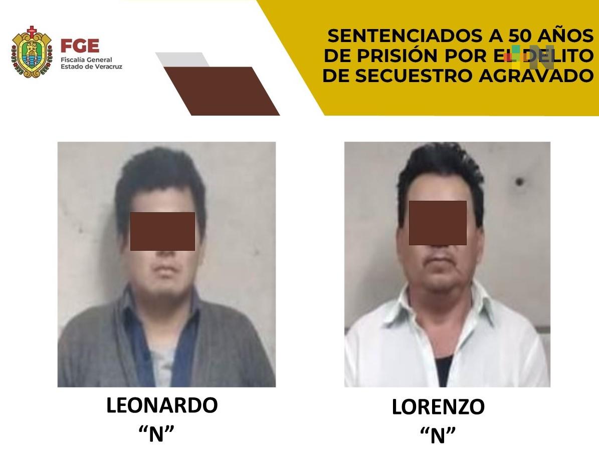 FGE obtiene sentencia de 50 años de prisión en contra de Leonardo «N» y Lorenzo «N»
