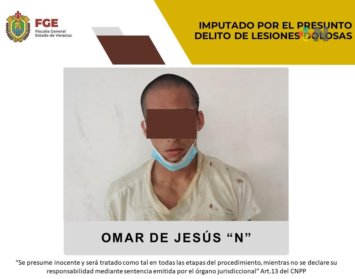 Omar de Jesús «N» imputado por presunto delito de lesiones dolosas