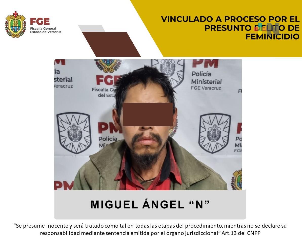 Por presunto feminicidio, Miguel Ángel «N» es vinculado a proceso en Huatusco