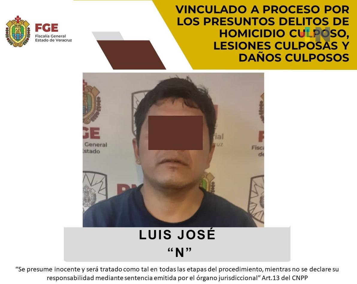 En Misantla, Luis José «N» es vinculado a proceso por homicidio culposo, lesiones y daños