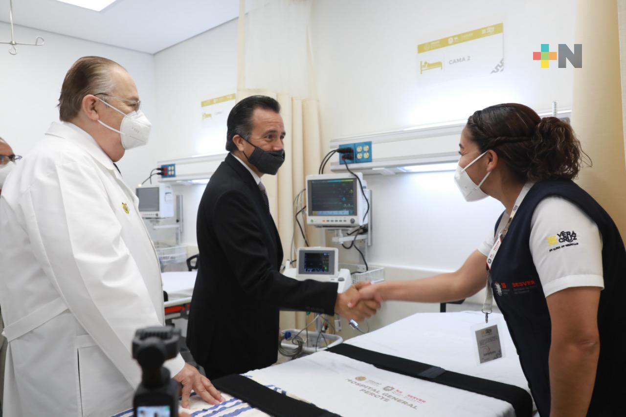 Hospital General de Perote será referente en atención a la salud: Cuitláhuac García