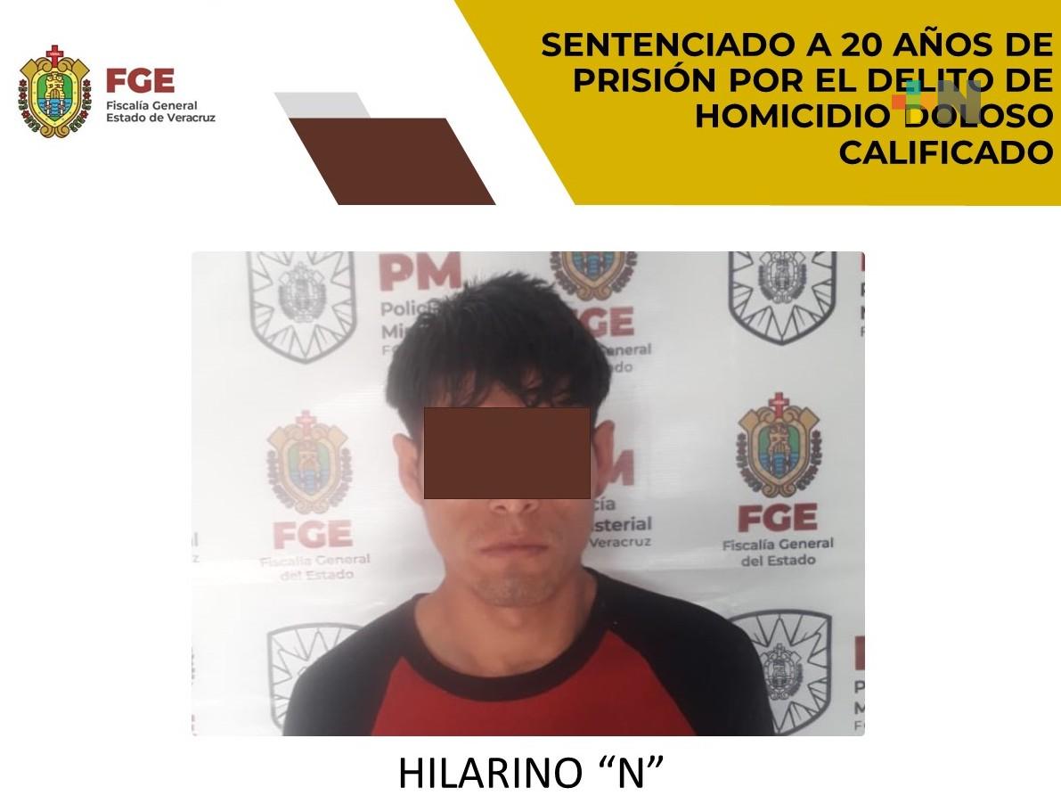 FGE logra sentencia condenatoria de 20 años, en contra de Hilarino «N»