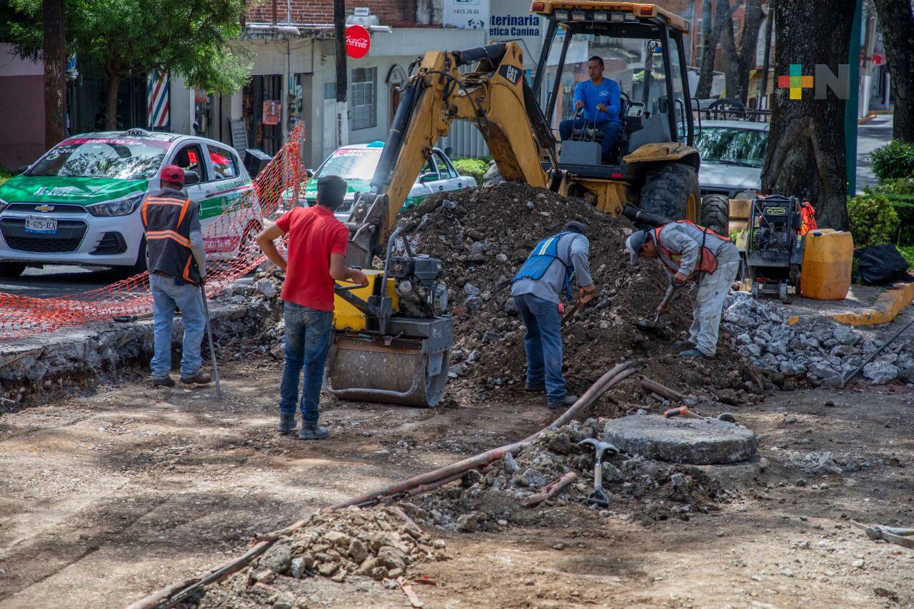 Avanza programa de sustitución de losas de concreto en el municipio