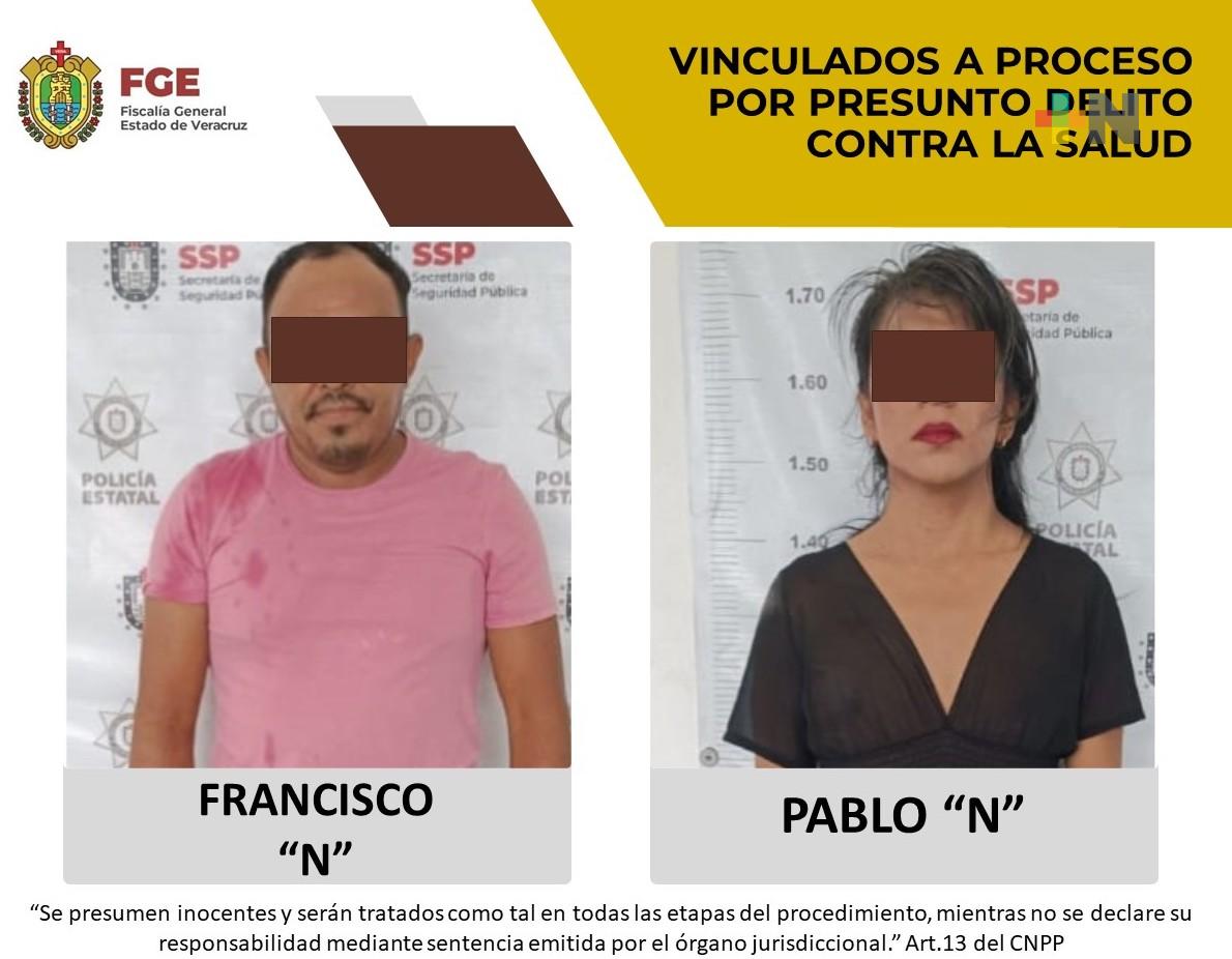 Francisco Rene “N” y Pablo “N” vinculados a proceso por presunto delito contra la salud