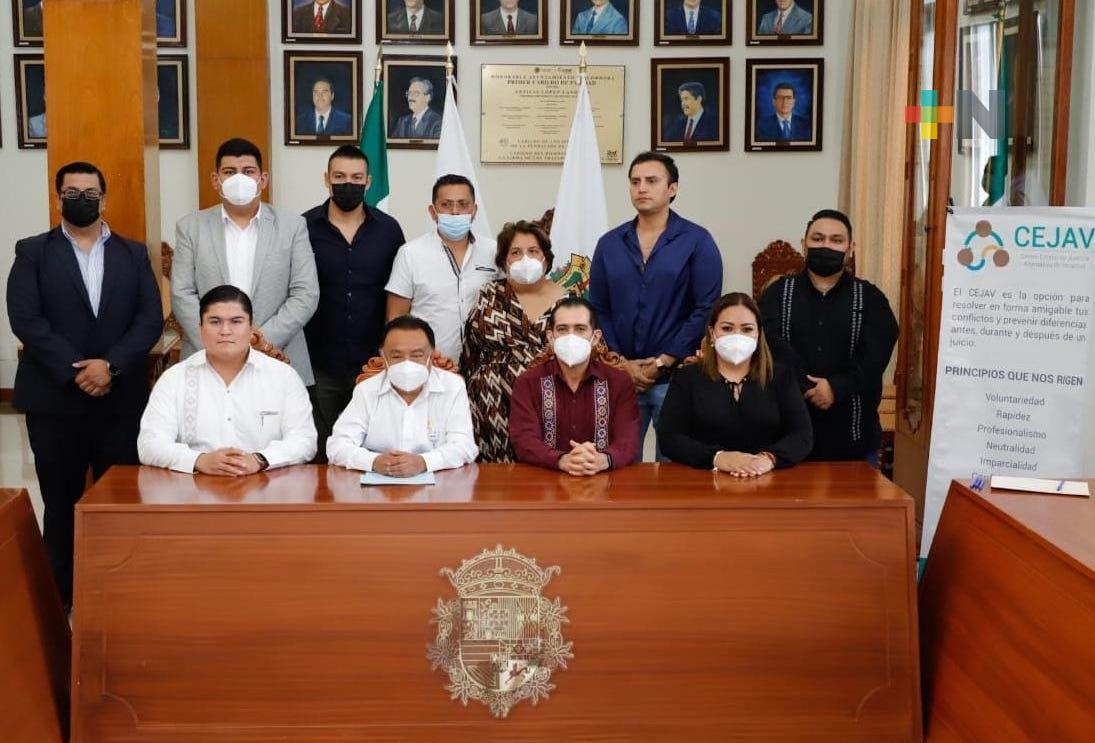 Córdoba signa convenio con el Centro Estatal de Justicia Alternativa de Veracruz