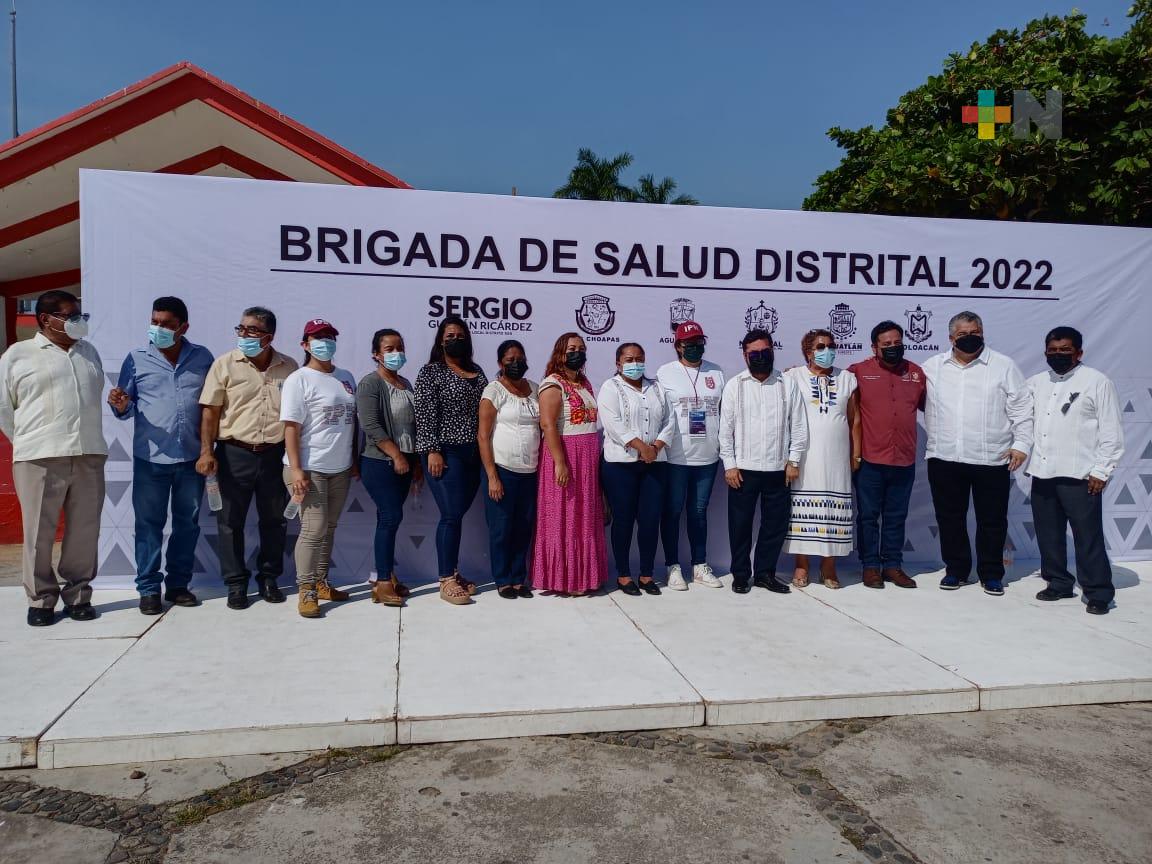 Inician Brigadas de Salud Distritales en municipio del sur de Veracruz