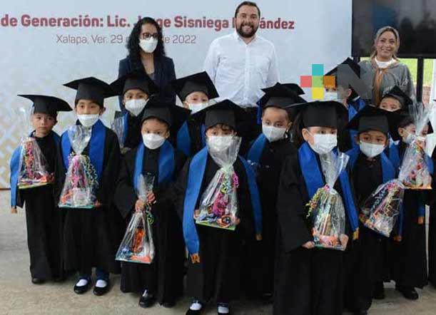 CAI de SS|Sesver gradúa a 17 infantes del nivel preescolar