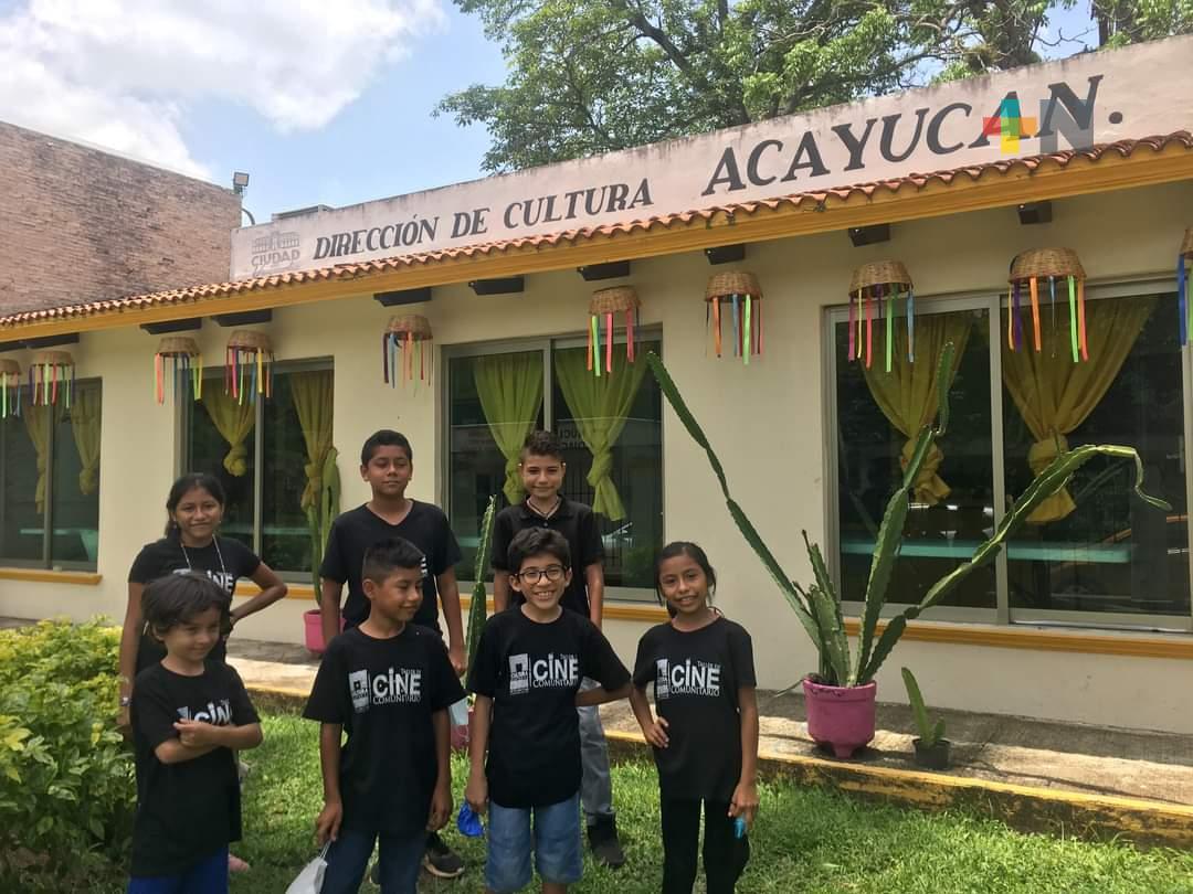 Menores de Acayucan ganan concurso nacional de Cineminutos de IMCINE