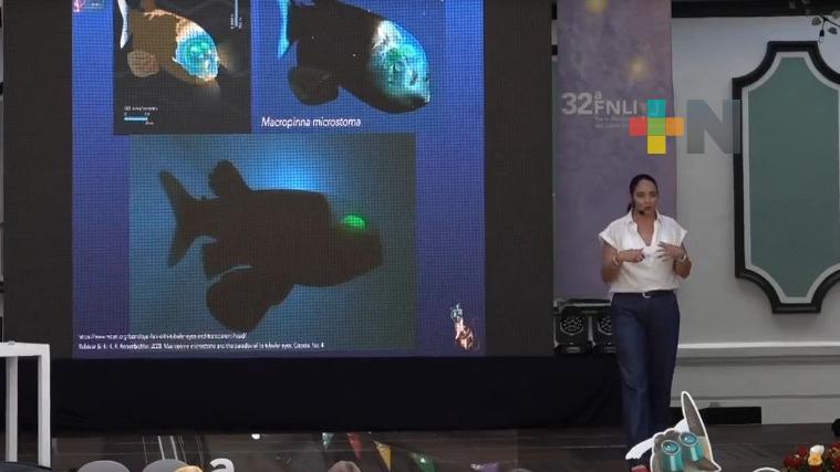 Imparten conferencia sobre el sueño de los peces en Feria del Libro