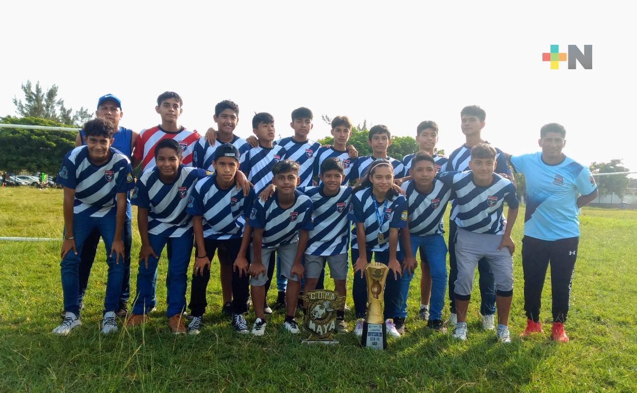 Rayados Coatza ganó la Copa Franja de futbol