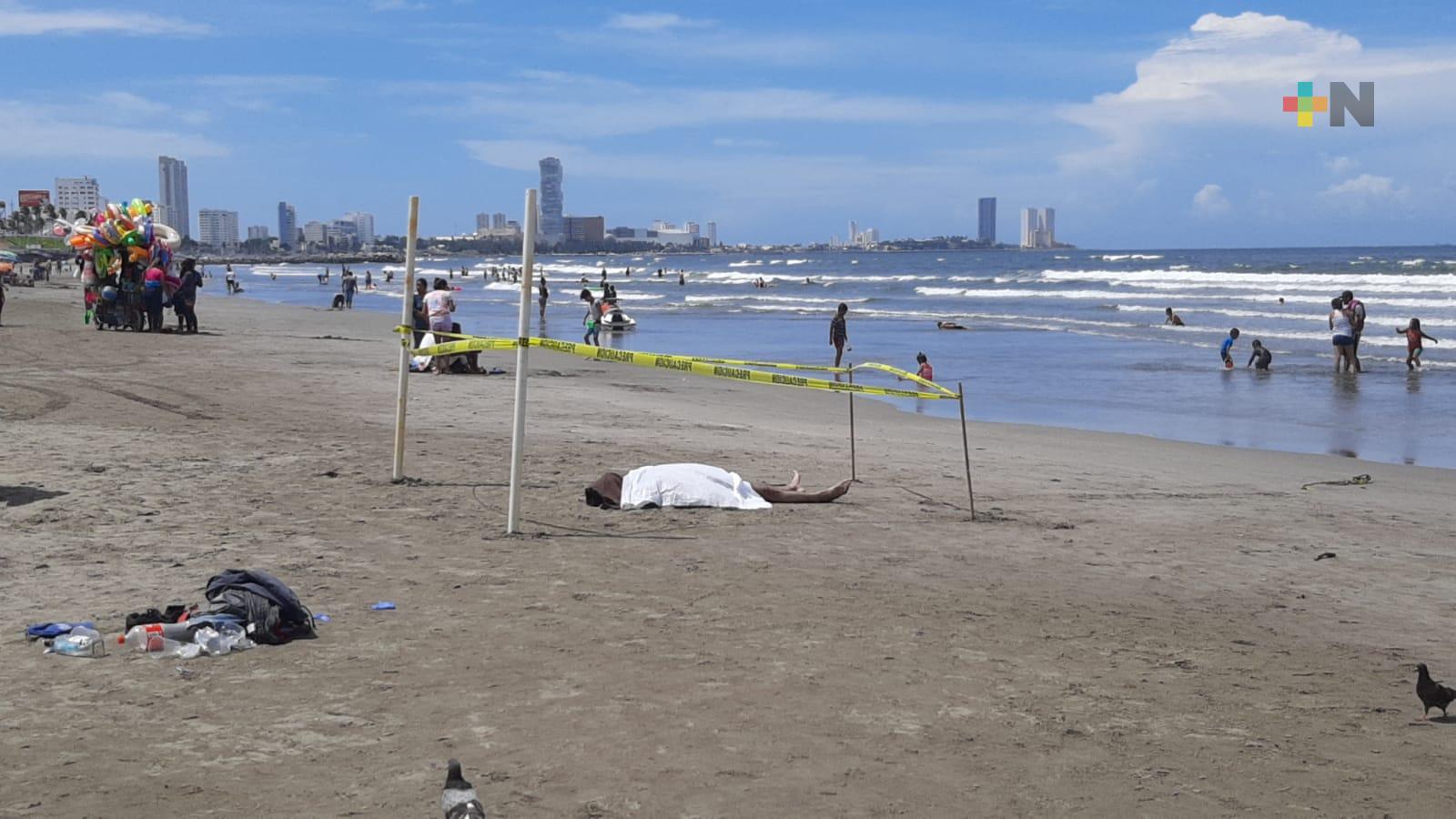 Muere ahogado turista en playa de Boca del Río