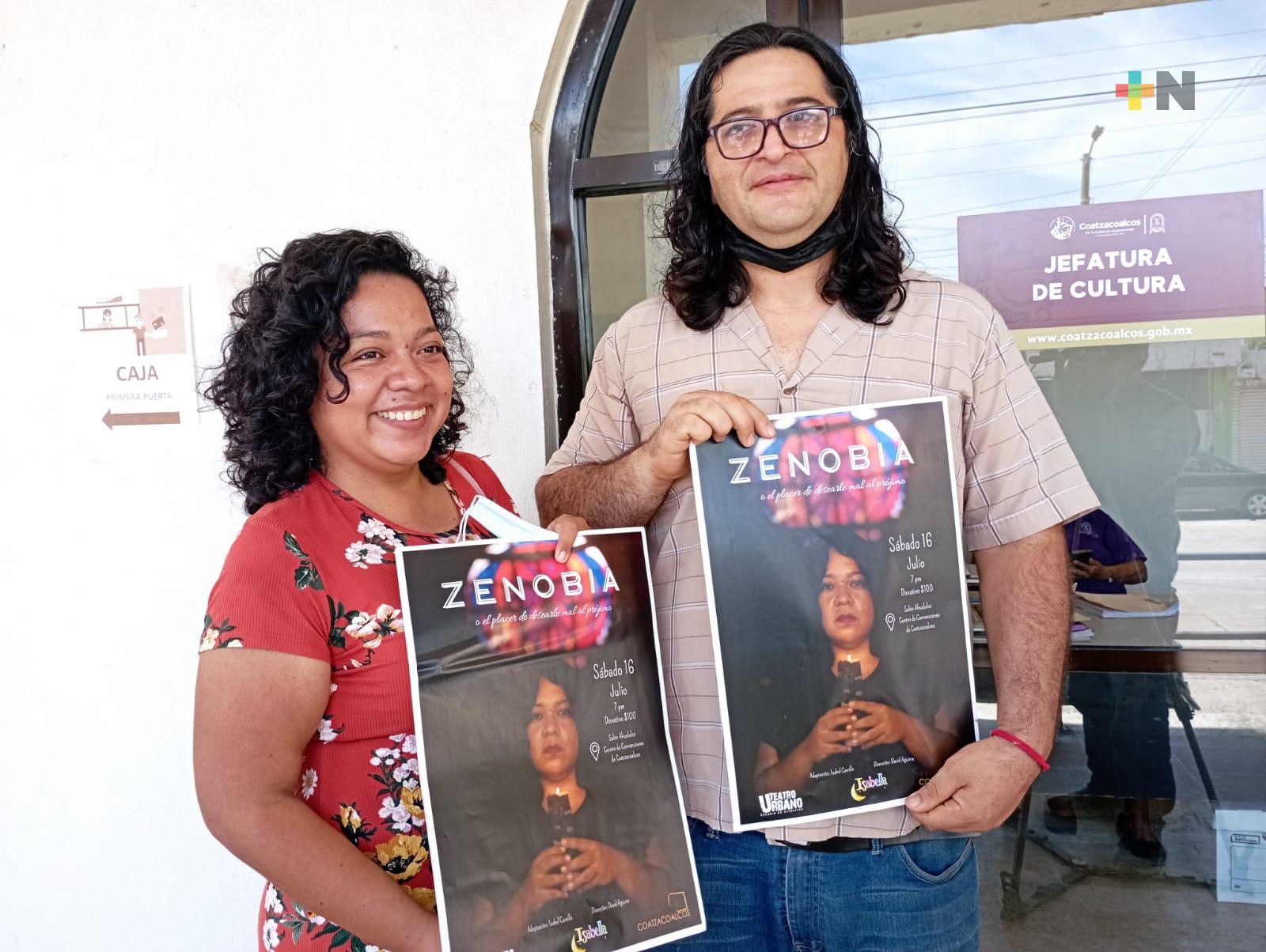 Teatro Urbano de Coatzacoalcos presentará la obra Zenobia