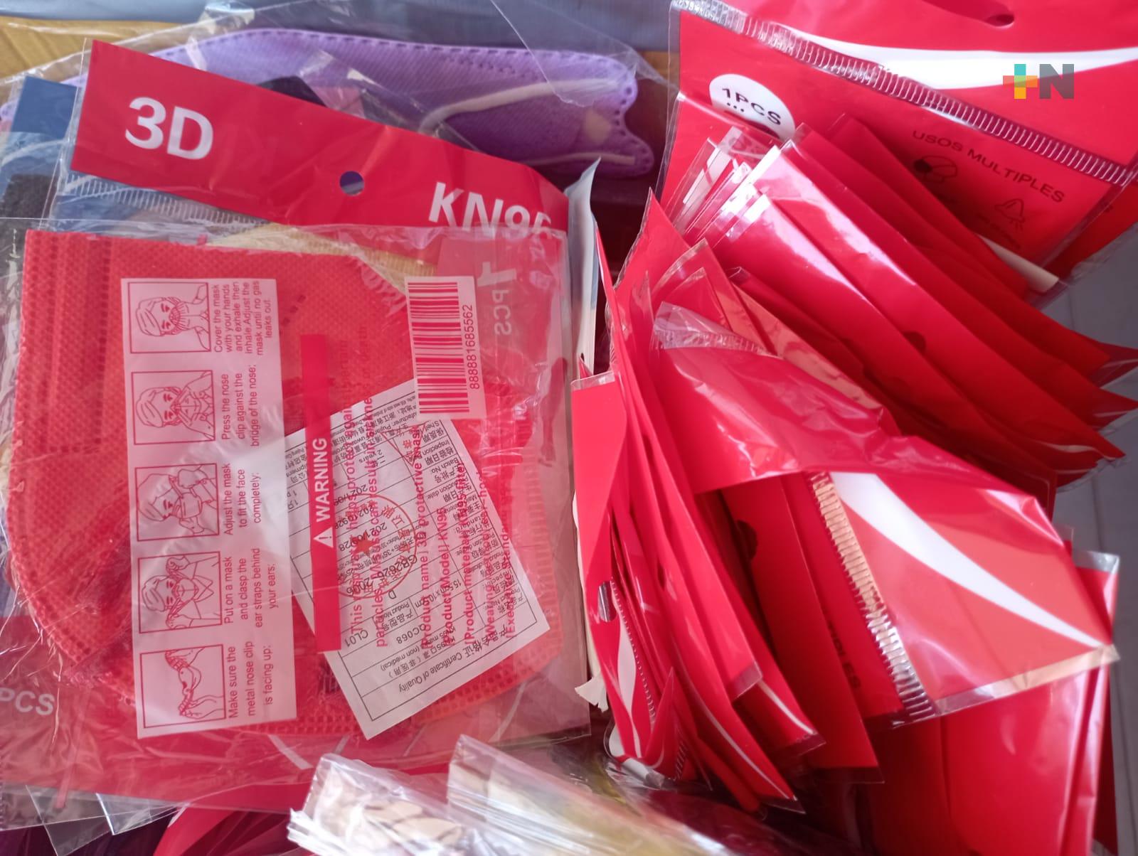 Casos activos de Covid disparó venta de cubrebocas en Coatzacoalcos