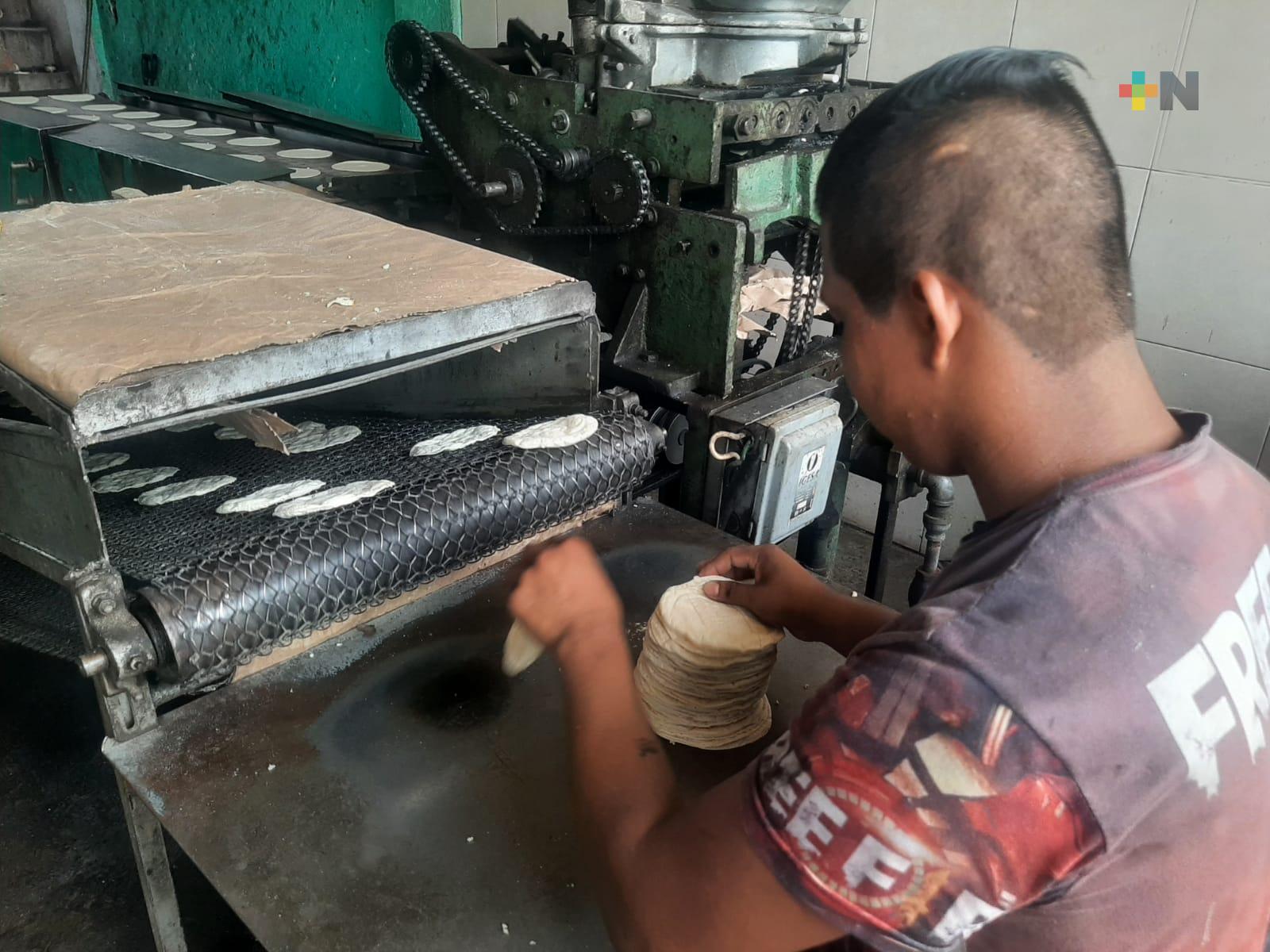 Nuevamente subirá precio de kilo de tortilla en Coatzacoalcos