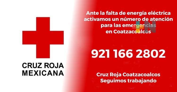CFE suspende servicio a Cruz Roja de Coatzacoalcos