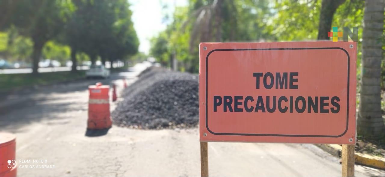 Destinarán 10 millones de pesos para reparar tramos de avenida Ruiz Cortines en Xalapa