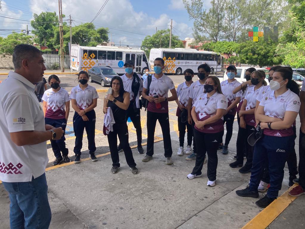 Viajan gimnastas veracruzanos a Nacionales CONADE 2022