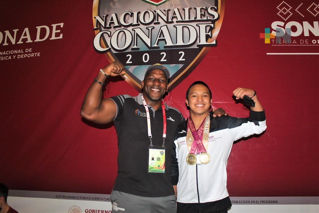 ¡Bravo! Oswaldo aporta dos oros a Veracruz, en Nacionales CONADE